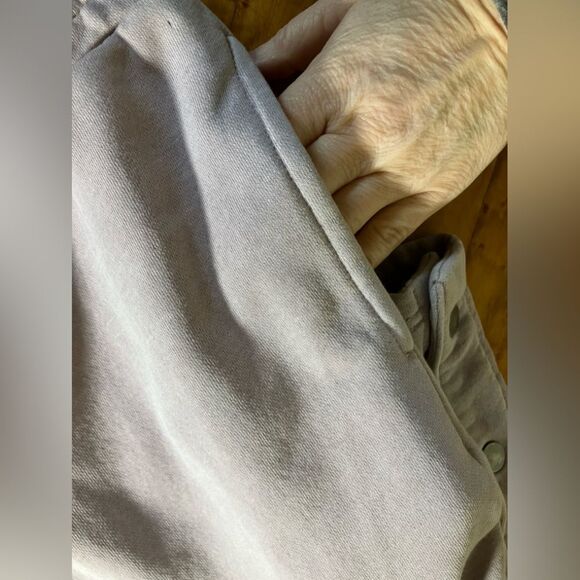 Forever 21 sweatpants, straight leg, snaps at ankle, light purple, good shape, M - Picture 4 of 4